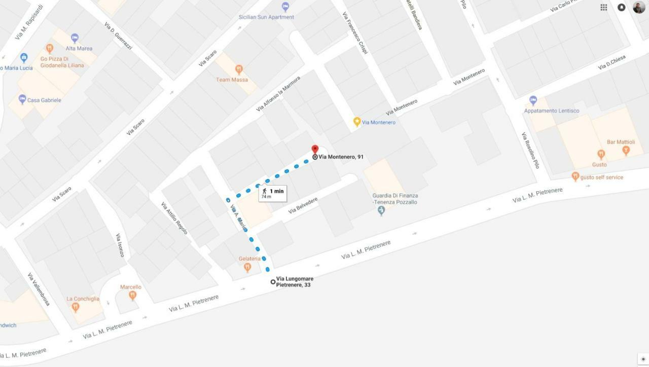 Appartamento Montenero Pozzallo Exteriör bild